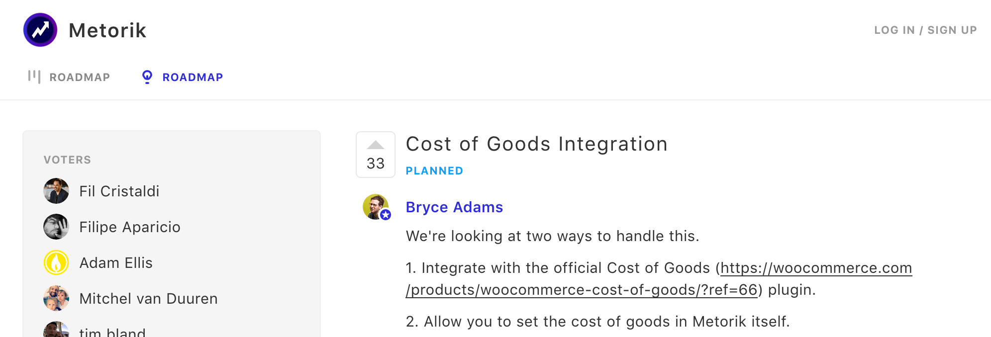 FoodBevBiz roadmap
