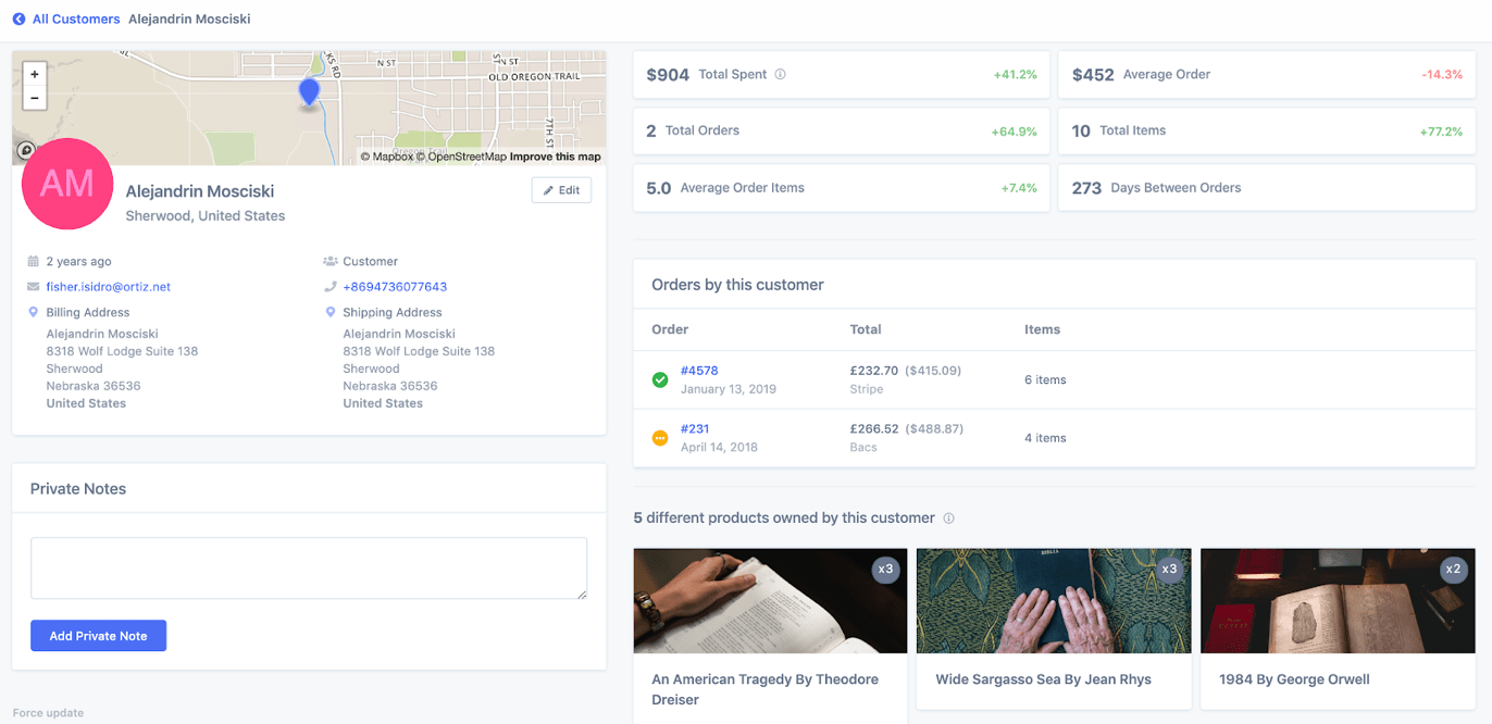 FoodBevBiz's individual customers page